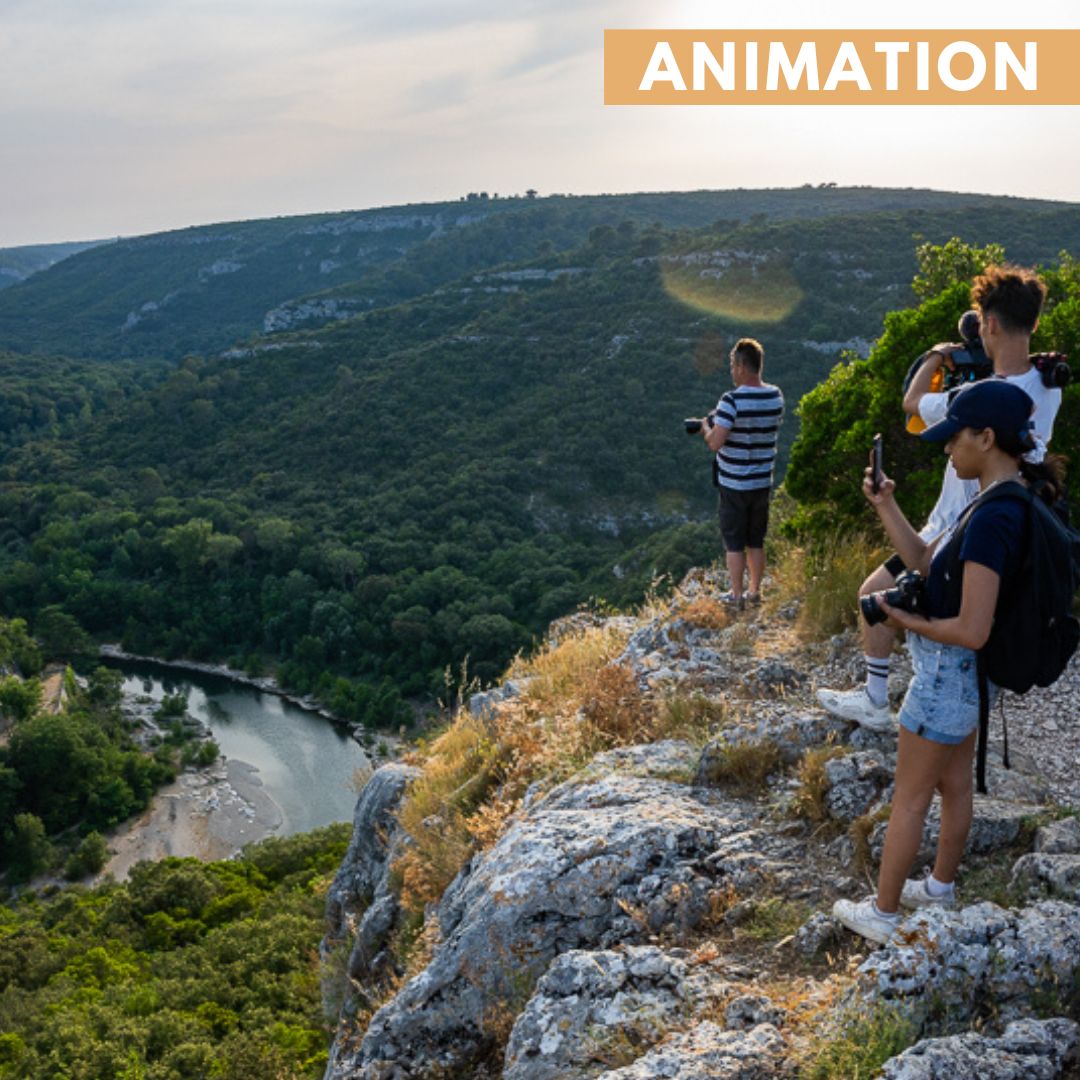 Atelier photographique sur le paysage des gorges avec le photographe David Tatin