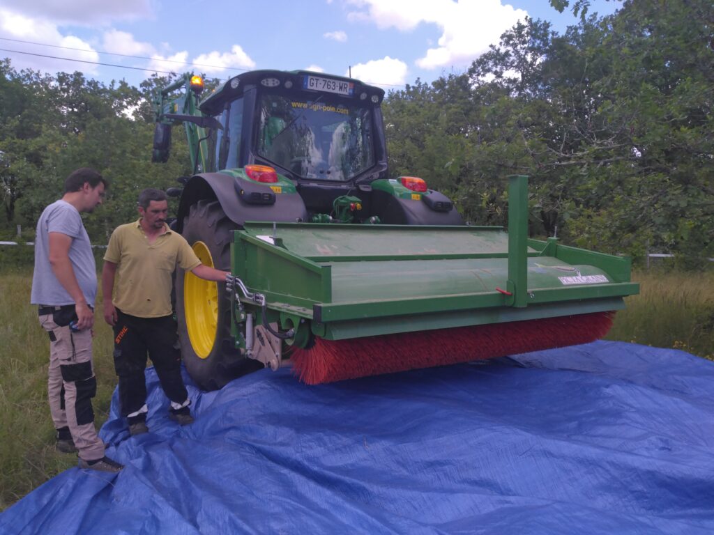 Brossage prairies Lot Projet FLoRE